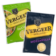 Vergeer geraspte kaas